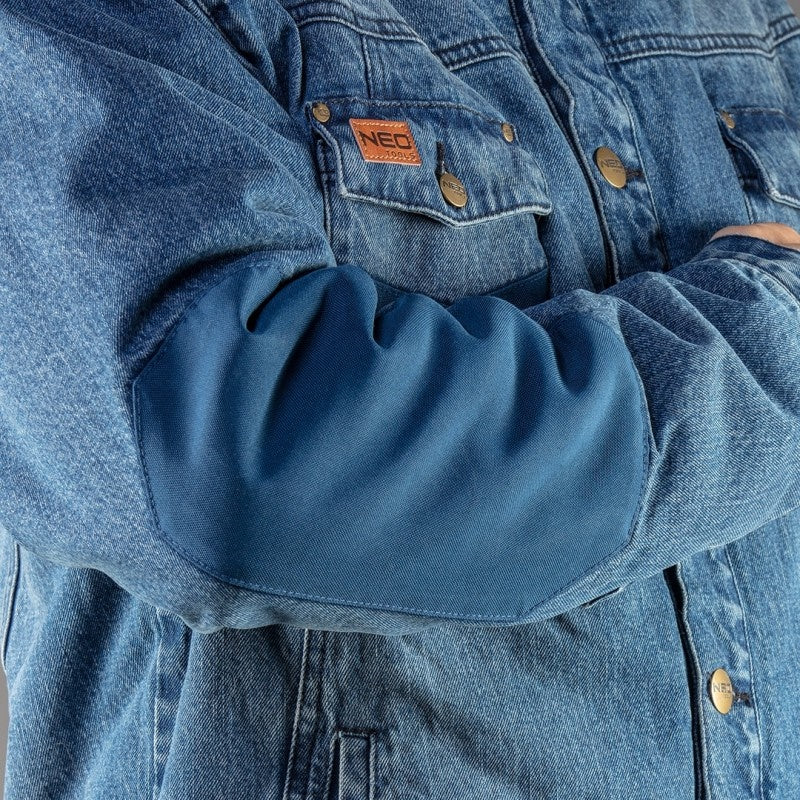 Isolerad jeansjacka storlek M