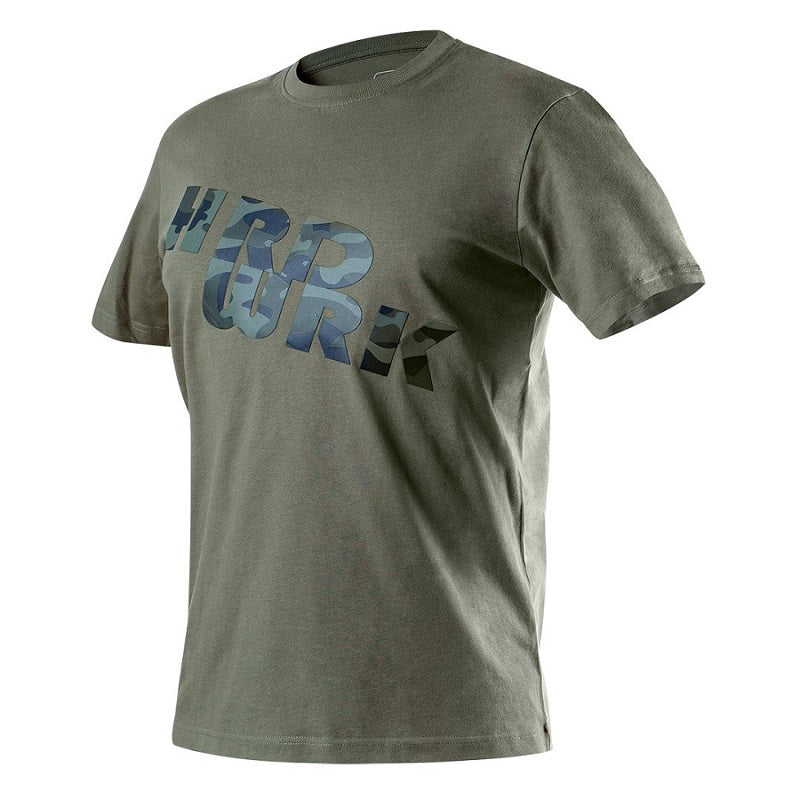 Pracovné tričko Olive Camo Veľkosť L