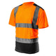 Warn-T-Shirt Dunkelorange unten M
