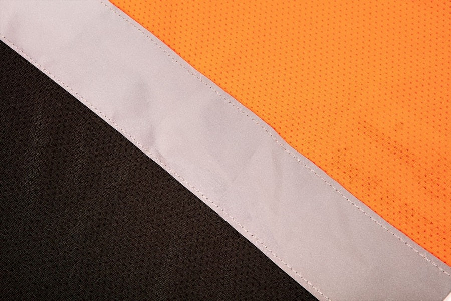 Varning T-shirt mörkorange botten M