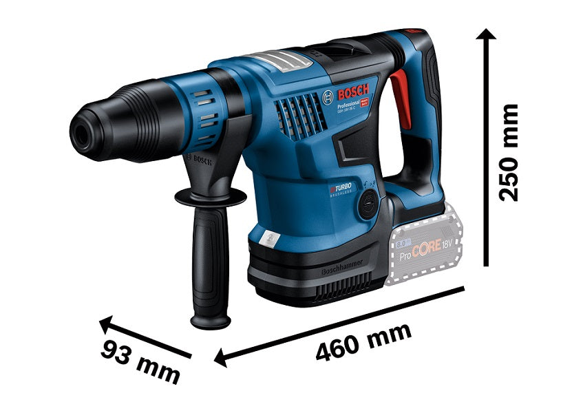 Akku Borehammer Sds Max Gbh 18v-36c 0*ah