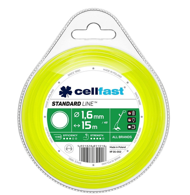 Kerek bozótvágó vonal 1,6mm 15m