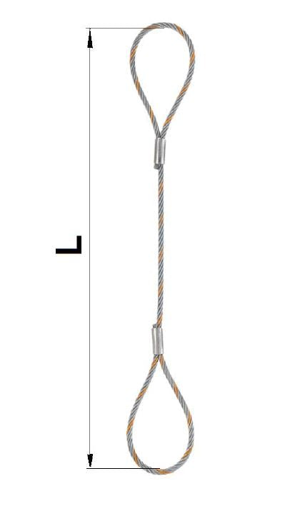 F-type Wire Rope Sling 12mm 4mb