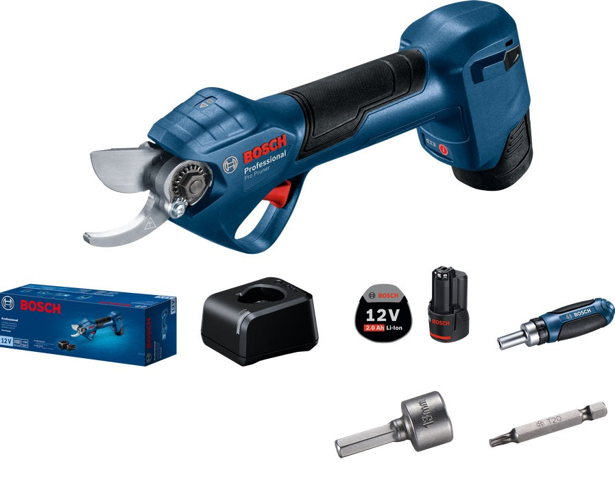 Tijera de podar a batería 12v 2*3.0ah