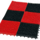 Plastic Grass Doormat 6-piece 36*55cm Black/red