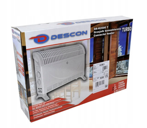 Termoconvettore Turbo 2000w Da-k2000t