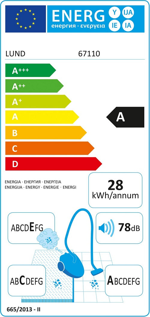 Verticale Stofzuiger 800w 1l.