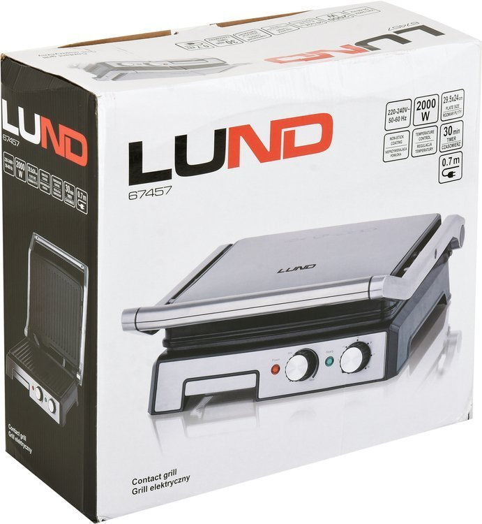 Grill Tábla Leictreach 2000w 29.5 * 24cm