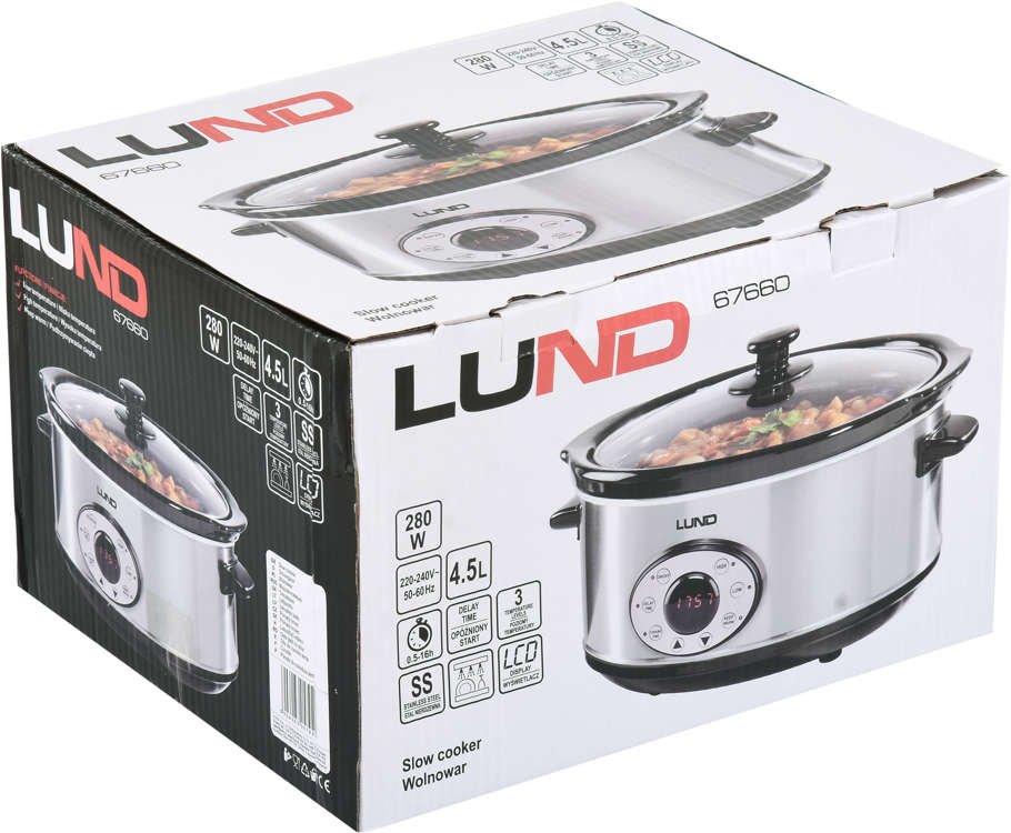 Slow Cooker 290w 4.5l With Timer