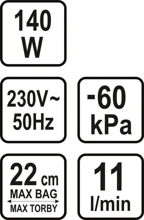 140w vakuum madpakkemaskine