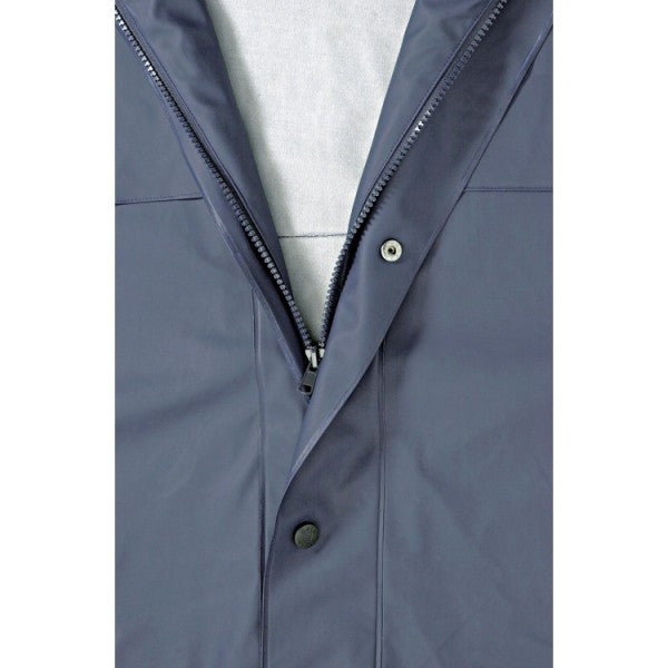 Waterproof Pvc Work Jacket Blue Xxl