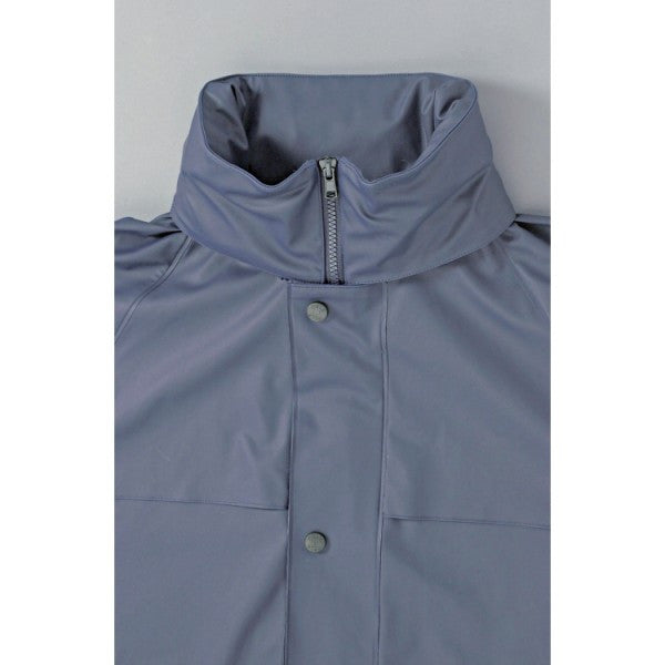 Waterproof Pvc Work Jacket Blue Xxl