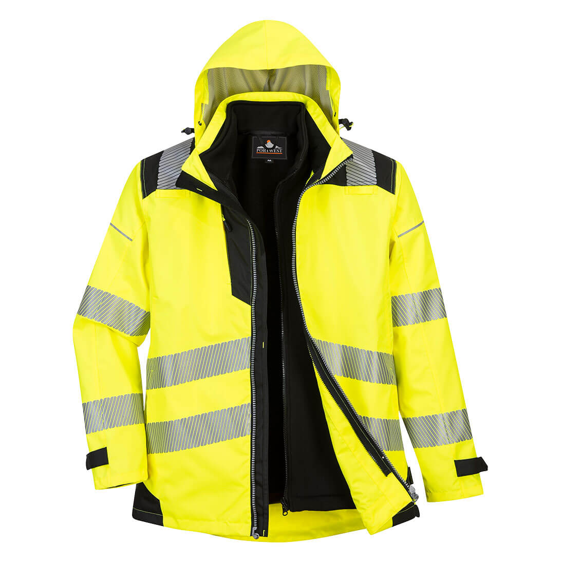 Giacca da lavoro 3 in 1 Pw365ybr Giallo M