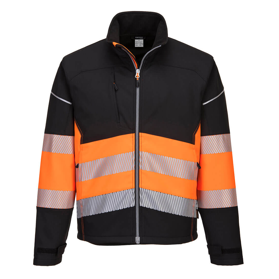 Jól látható Softshell kabát Pw375bko M méret