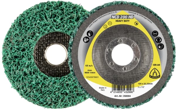 Roue de nettoyage Ncd200hd 125x22,23mm 358004