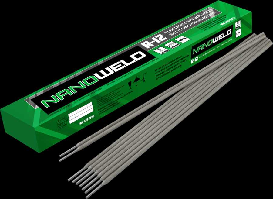 Electrodo Rutilo Nanoweld R-12 2.5*350mm 2.5kg