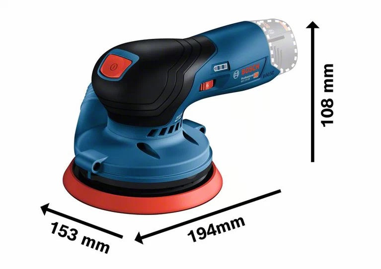 Slefuitor excentric Gex 12v-125 125mm