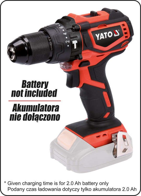 18v borstelloze slagschroevendraaier zonder batterij