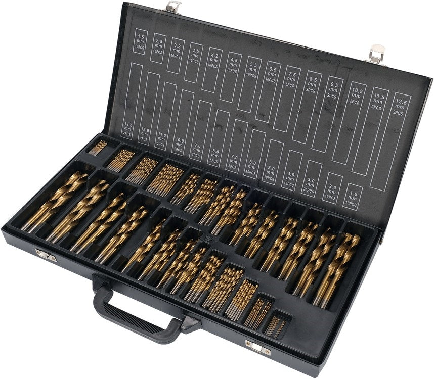 Metal Drill Set 190 Pcs 1-13mm