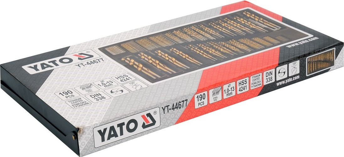 Metal Drill Set 190 Pcs 1-13mm