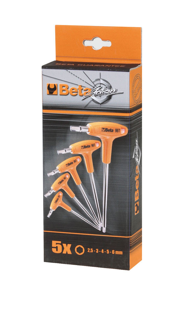 Set Chiavi Con Gambo A 6 Inclinazioni Manico 5 Pz.