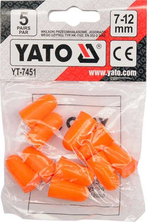 Bouchons d'oreille en mousse 33db 5 paires