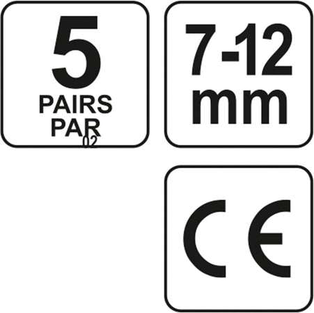 Bouchons d'oreille en mousse 33db 5 paires