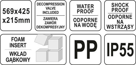 Hermet Tool Case 569*425*215mm