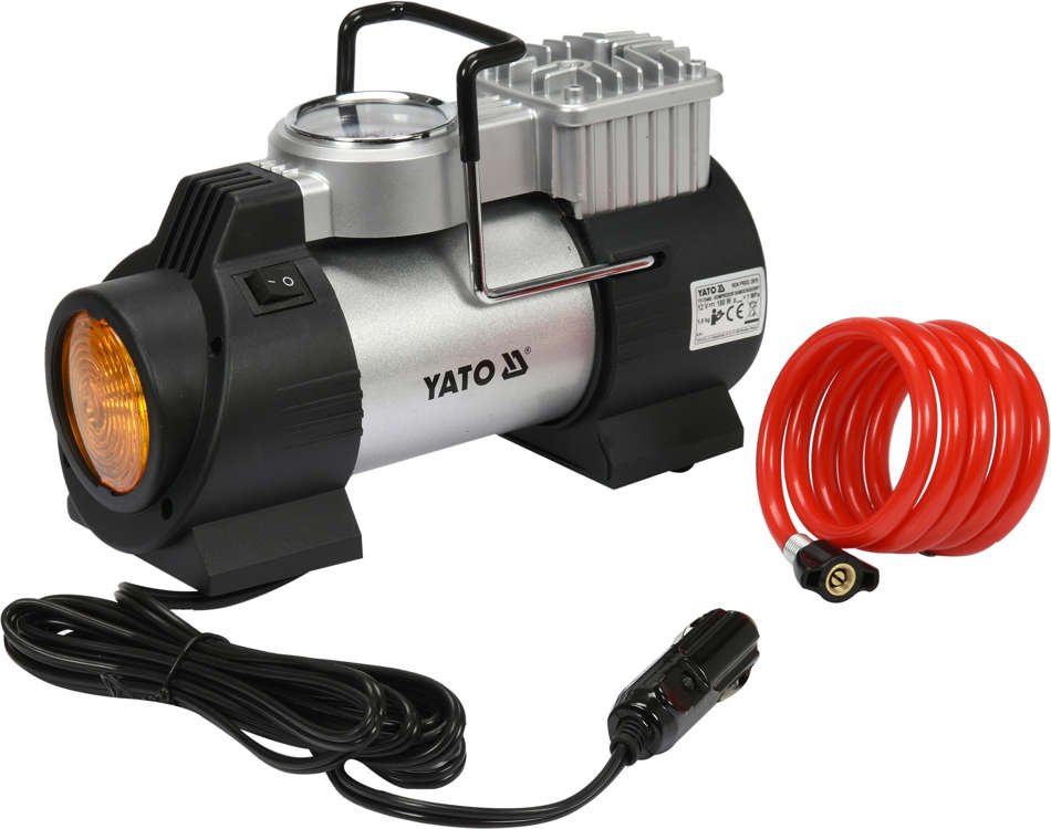 Compresor De Coche Con Lámpara Led 180w