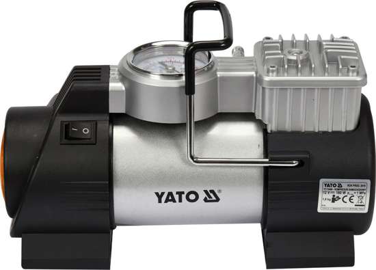 Bilkompressor med led lampe 180w