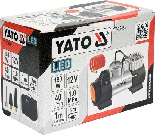 Compresor De Coche Con Lámpara Led 180w