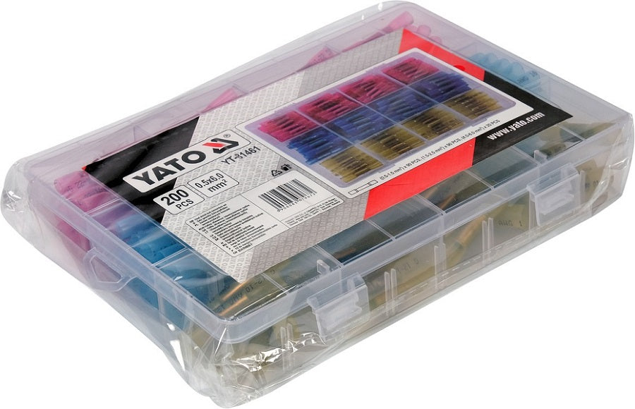 Värmekrympklämrör Set 0,5-6mm2 200 st