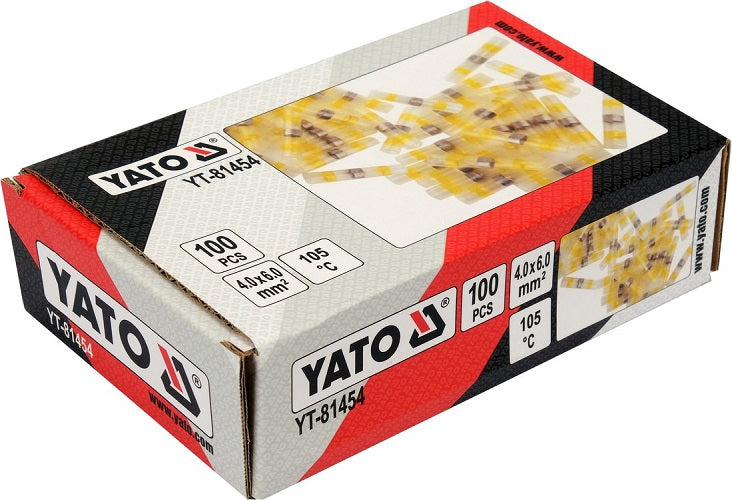 Set Krymprör Med Plåt 4-6mm2 100 St
