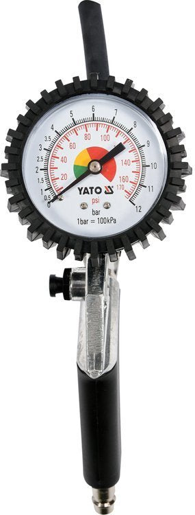 Tire Inflator With Pressure Gun