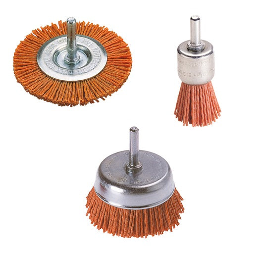 Wire Brush Set Nylon-coated Wire 3 Pcs.