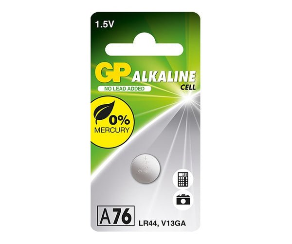 Alkalická baterie do hodinek 1,5V A76 Lr44 Ag13