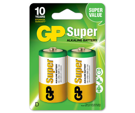 Super bateria alkaliczna Lr20 D 1,5 V, 2 sztuki