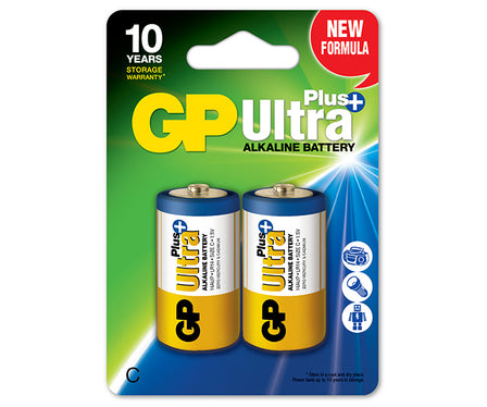 Ultra+ Alkalinebatterij 1,5v Lr14 C 2 stuks