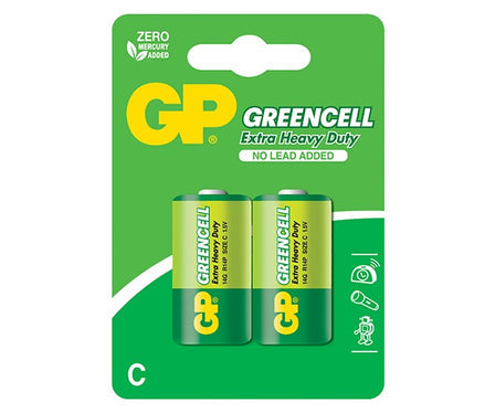 Baterie Greencell 1.5v R14 C 2 buc