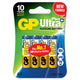 Ultra+ Alkaline Batteri Aa Lr6 1,5v 4 Styck