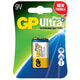 Ultra+ alkaliskt batteri 9v 6lf22
