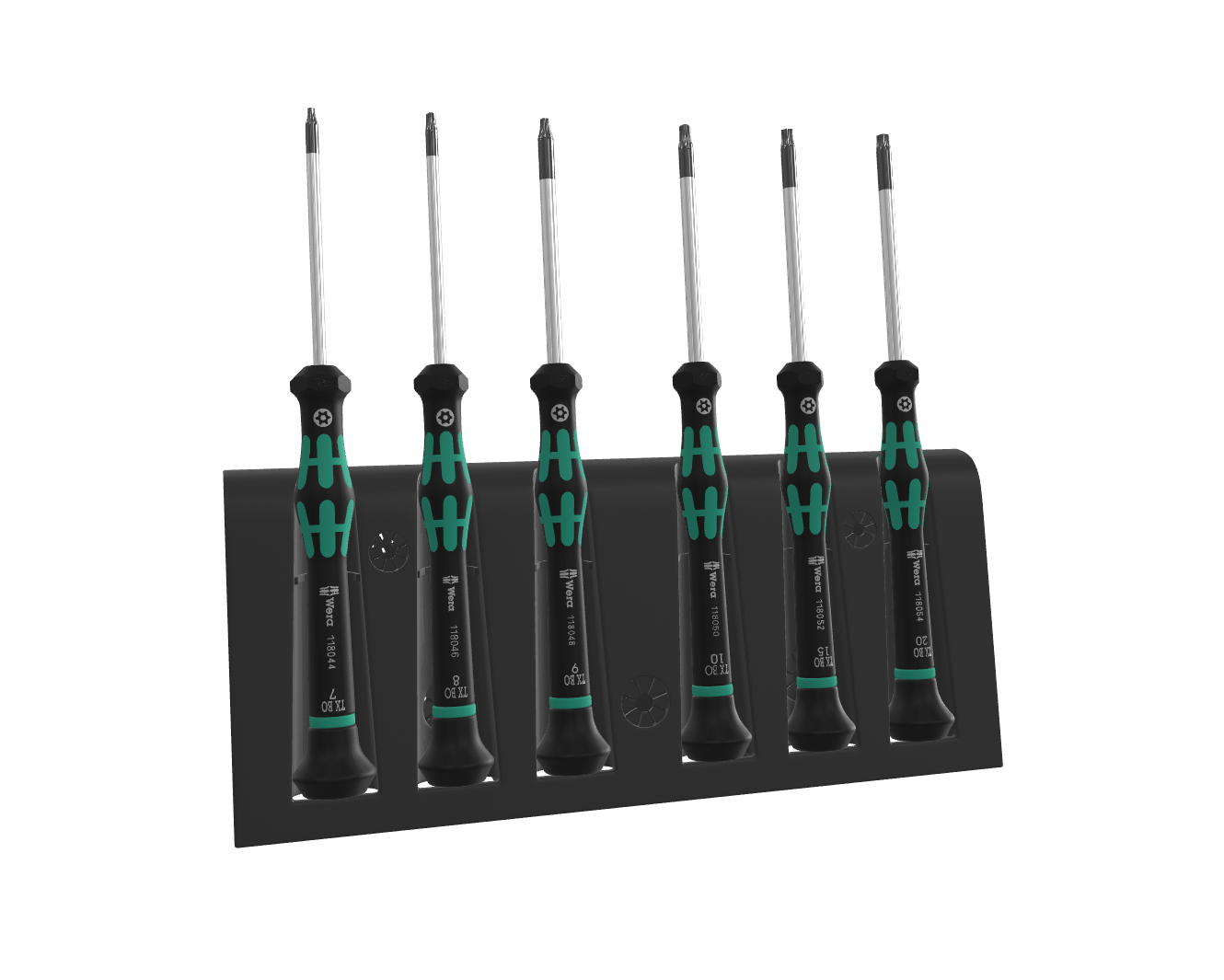 Set Of Precision Torx Bo Screwdrivers With Hole + Stand 6 Pcs