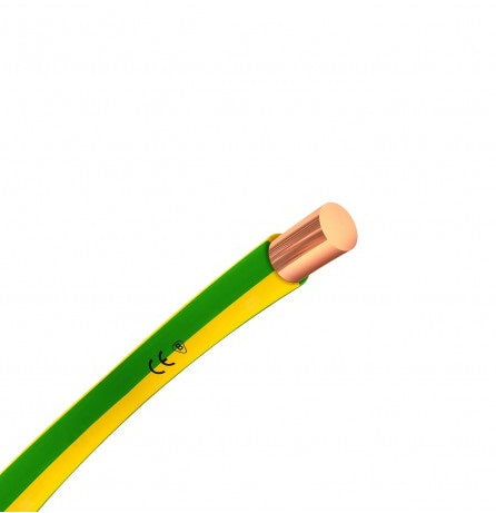 Instalační kabel 07v-u Dy 1,5 Žlutozelený