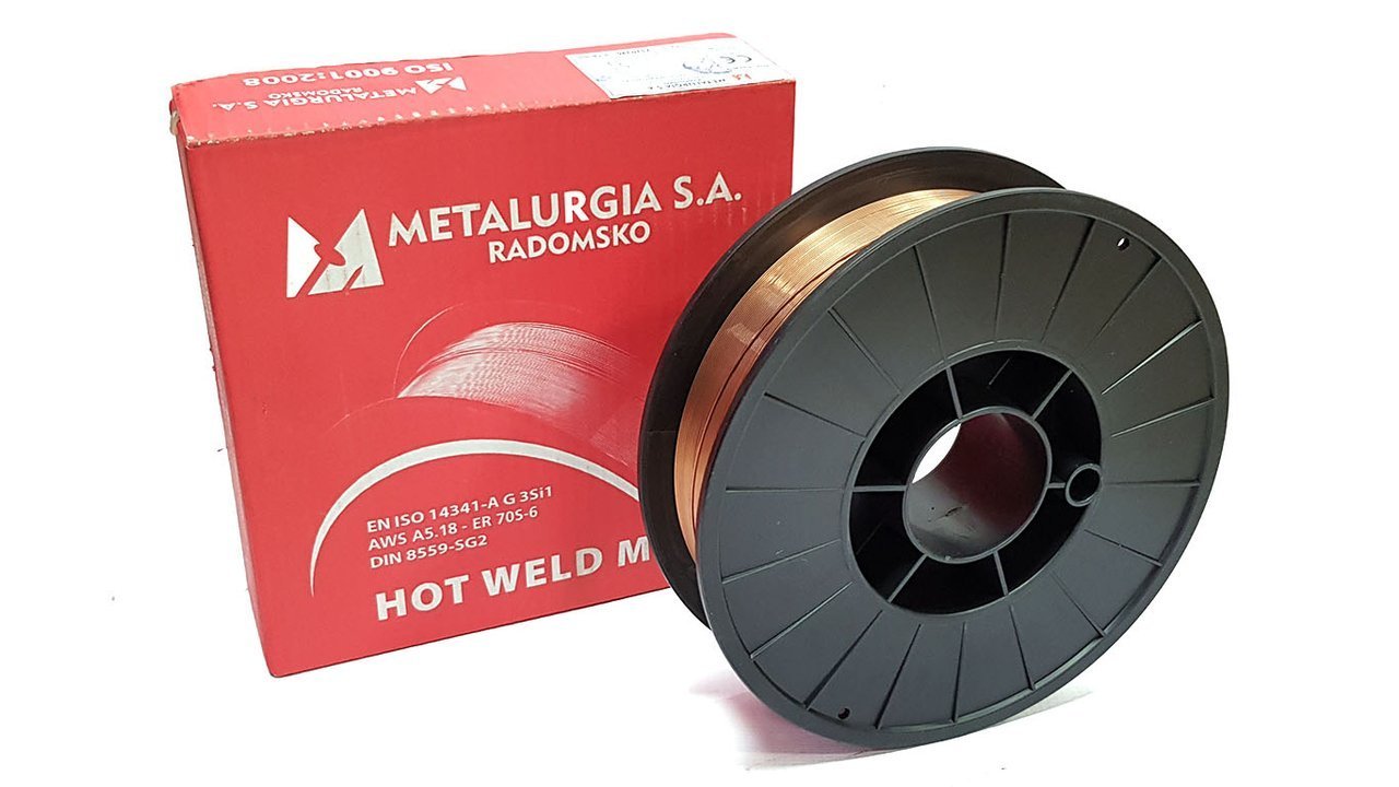 Schweißdraht G3si1 0,8 mm Packung 5 kg