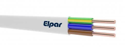Ydyp Cable 3x1.5 Żo White 450/750v