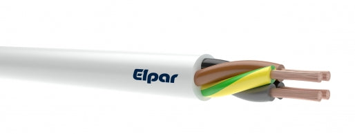 Dílenský kabel H05vv-f 4x1,5 Bílý 300/500v
