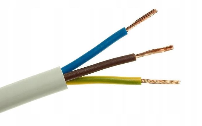 Workshop Cable H05vv-f 3x2.5 White 300/500v
