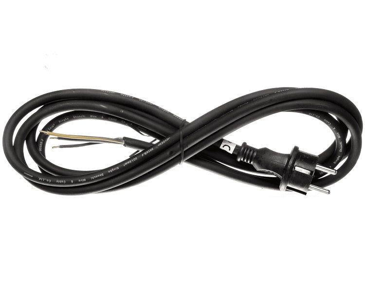 Câble de connexion fiche ronde droite 3x1,5 3m