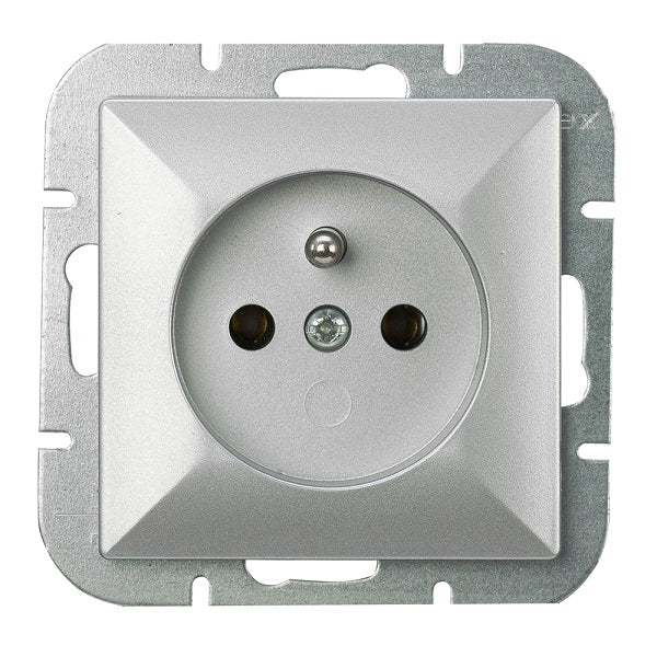 Pearl Single Socket P/t Z/u Silver