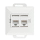 Pearl Computer Socket Rj45 Double Untiened 5kat